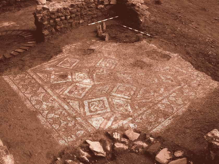 Mosaico de la villa romana de Torre de Benagalbón