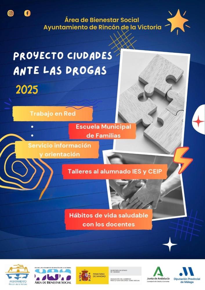 Cartel de las líneas de trabajo del proyecto