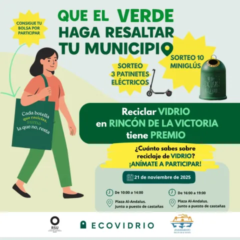Cartel Reciclaje de Vidrio
