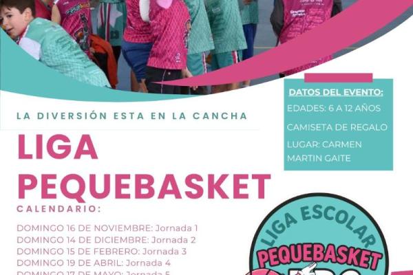 Cartel Liga Pequebasket