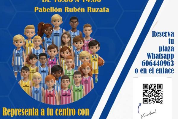 Cartel Séptimo Torneo 3x3 Escolar de Baloncesto