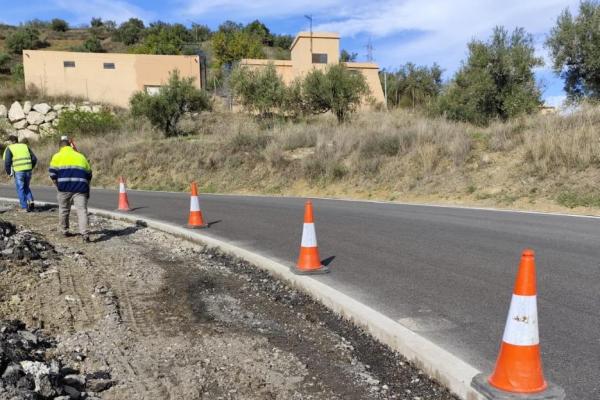 Obras y señalización en la carretera